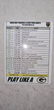 NFL London 2022 Green Bay Packers v New York Giants Official Game Timings  