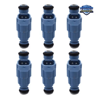 Inyectores de combustible 6 piezas para 2002 2003 2004 2005 2006 Hyundai XG350 2,4 L Kia Sedona Foto 1 de 4