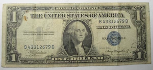 1935 A Blue Seal $1 Dollar Silver Certificate - #11228-4 - Picture 1 of 2