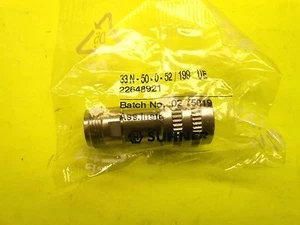 HUBER + SUHNER 33N-50-0-52/199 UE In Series Adapter - 22648921 - (NEW) - Picture 1 of 4