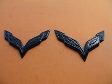 14 15 16 17 18 19 CHEVROLET CORVETTE FRONT & REAR EMBLEM LOGO BADGE SIGN A26314 