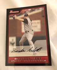 2006 Bowman Brandon Webb #23