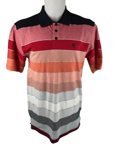 Southpole Herren Poloshirt Large mehrfarbig gestreift neu mit Etikett Retro - Bild 1 von 7