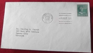 USA First Day Cover*#818 MILLARD FILLMORE 13c Stamp* 9/22/38*No Cachet* - Picture 1 of 1