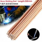 Ductile and Sturdy Brass Welding Rod Wire Electrode 5PCS 1/1 5/2/2 5mm x 500mm