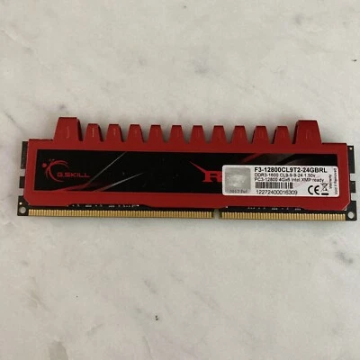 G.SKILL Ripjaws 4GB F3-12800CL9T2-24GBRL PC3-12800 PC RAM Memory Single Stick - Image 1 of 3