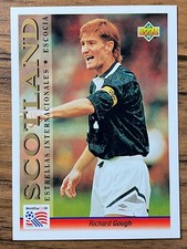 Upper Deck 1993 World Cup USA Soccer Card #179 Richard Gough Scotland