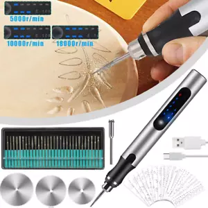Engraving Etching Pen Hobby Craft Rotary Handheld Tool For Jewellery Metal Glass - Picture 1 of 15