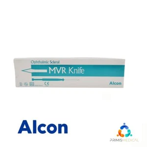 Cuchillo escleral Alcon 8065912501 MVR 25G caja oftálmica de 6 EXP 08-2028 - Imagen 1 de 2