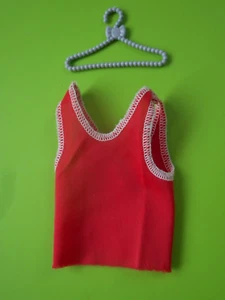 Vintage Barbie 1978 KEN BEST BUY #2241 RED TANK TOP WHITE STITCHING - Picture 1 of 2