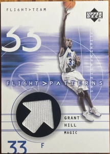 2001-02 Upper Deck Flight Team Flight Patterns Grant Hill #GH Orlando Magic - Picture 1 of 2