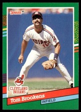1990 Donruss Tom Brookens Cleveland Indians #658