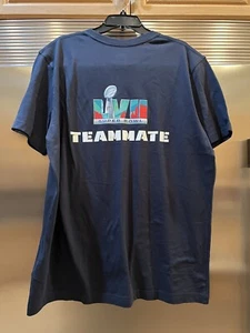 NEW ERA SUPER BOWL  LVII (57) NFL  Football T shirt “TEAM MATE” XL NAVY BLUE - Picture 1 of 5