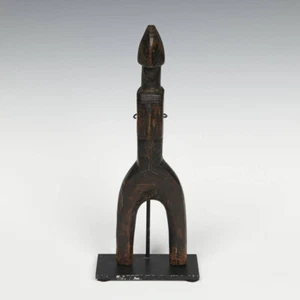 AFRIKANISCHE SCHLEUDER GESCHNITZT HOLZ MOSSI PEOPLE BURKINA FASO W AFRIKA 20. JH. - Bild 1 von 6