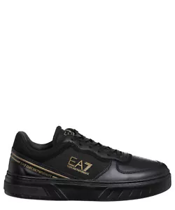 Emporio Armani EA7 sneakers uomo X8X173XK374M701 nero Triple Black - Gold logo - Picture 1 of 5