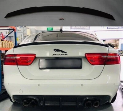Aileron Jaguar Xe Depuis 2015 A 2023 Aileron Noir Brillant Spoiler - Photo 1/4