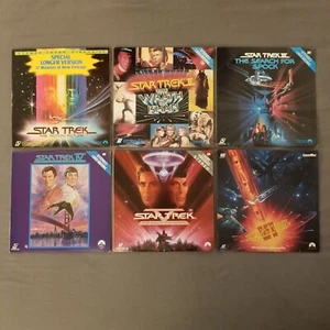 Star Trek Movie 1-6 I-VI Laserdisc Lot Collection LD Set Film Series StarTrek - Picture 1 of 17