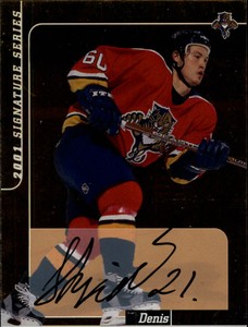 2000-01 (PANTHERS) BAP Signature Series Autographs Gold #245 Denis Shvidki