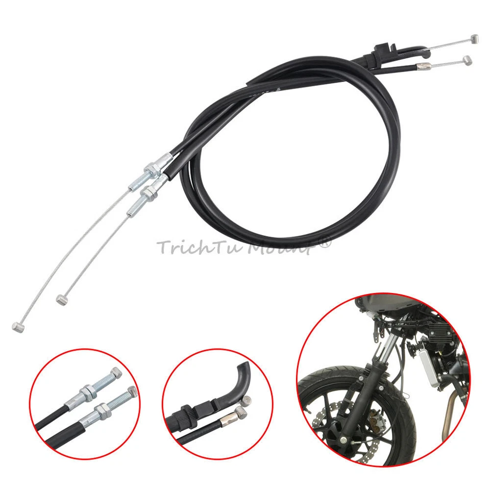 Throttle Cable Fit For Kawasaki Ninja 250R EX250J EX250F 08-2012 2009 2010 2011 - Image 1 of 4