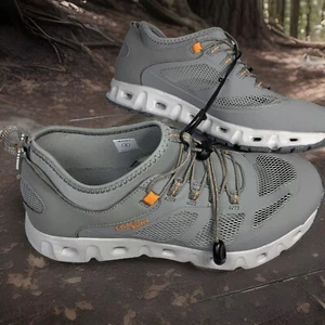 NEW Lakes N River Trail Hiker Men’s 8 Gray Mesh Toggle Tie Neoprene Water Hiking - Picture 1 of 8