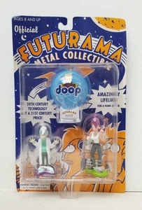 Figuras coleccionables de metal Rocket USA Futurama Professor Farnsworth & Leela LEER - Imagen 1 de 24
