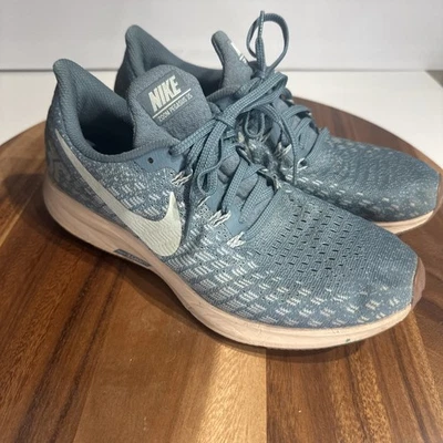 Nike Zoom Pegasus 35 Teal Silver Running Walking Shoes 942855 403 Women's Size 9 - Image 1 of 4