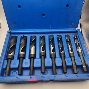 Champion Silver & Deming Bohrer-Set 712-8P HSS 1/2" Schaft Stahl Metall USA - Bild 1 von 3