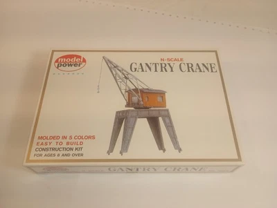 Model Power 1522 N Scale Gantry Crane Kit Unpunched.  - Image 1 of 4