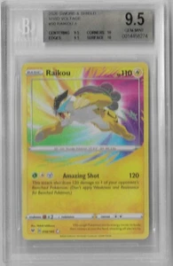 Raikou 050/185 BGS 9.5 Amazing Rare 2020 Pokemon Vivid Voltage Sub-grades - Picture 1 of 2
