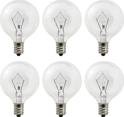 6 Packs Light Bulbs for Scentsy Warmer - 25 Watt Bulb for Full Size Wax Melt - Image 1 of 4