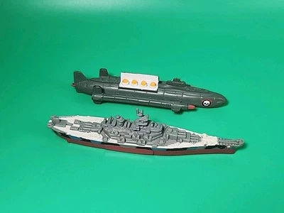 Micro Máquinas Militares Terror Tropas Tritubo Sub Tritón Submarino y Acorazado Foto 1 de 4