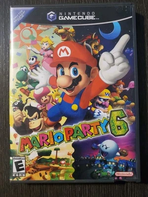 Mario Party 6 (Nintendo GameCube) CIB Manual, Tested, CD Small Scratches  - Image 1 of 4
