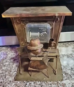 Vintage Metal Copper Piano Player Wind Up Music Box - 'The Sting' - Picture 1 of 4