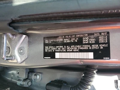 2018 VOLVO S60 Automatic Transmission 2.0L AWD Used 92000 Miles VIN T Foto 1 de 4