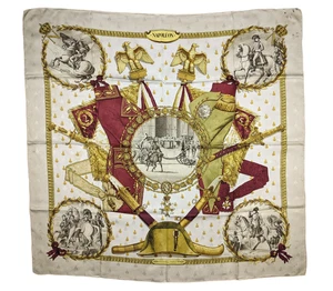 Hermes Napoleon by Phillipe Ledoux Silk Scarf - Picture 1 of 5