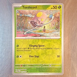 2023 Pokemon S&V Paradox Rift Reverse HOLO Toedscool Card 016/182 - Picture 1 of 2