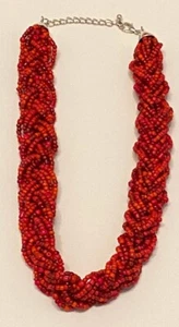 geflochtene Kette rot von AWG - Bild 1 von 1