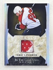 Eric Lindros 2022-23 Leaf In The Game Used Relics Silver Spectrum /2 #GUR-10 HOF