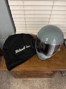 Biltwell Lane Splitter sage green motorcycle helmet - Picture 1 of 2