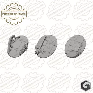 Base Toppers - Cathedral - Oval 90mm (x3) - Imagen 1 de 1