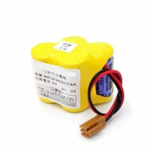 Hot Sale For Panasonic BR-2/3AGCT4A 6V PLC Lithium Battery w/ Plug FANUC - Picture 1 of 11