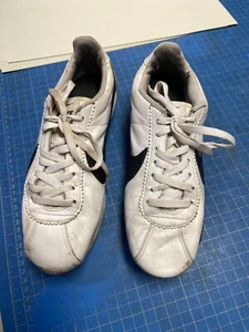 NIKE CLASSIC CORTEZ PREMIUM PRM LEATHER WHITE & BLACK 819720-103 MEN 10 Used - Picture 1 of 19