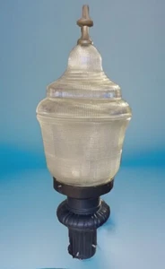 Vintage Holophane 36” Luminaire Glass Street Light Lamp, Street Light, LED NYC - Picture 1 of 7