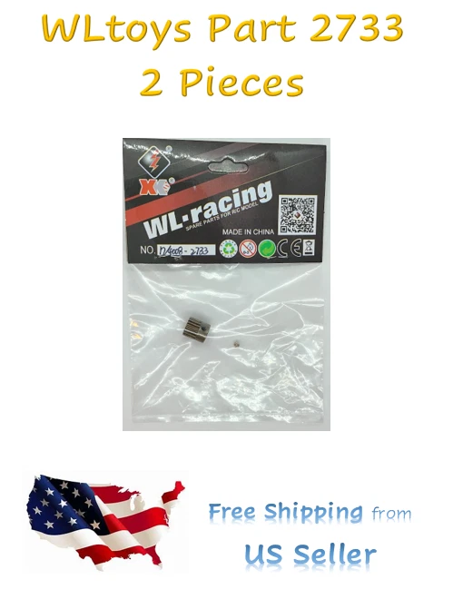 WLtoys 124008 OEM RC Car Part 2733 Motor Gear Set Ships and FAST from US