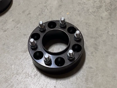 4x Espaciadores de rueda usados de 1" centrados en el cubo 6x5,5 6x139,7 12x1,25 tacos para Nissan Truc Foto 1 de 3