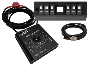 sPOD 873155 SourceLT and Red LED Switch Panel for Jeep JK 2009-2018 - Picture 1 of 2