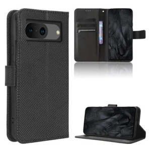 For Google Pixel 8 Diamond Texture Leather Phone Case Cover Shell Notch - Picture 1 of 1