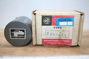 BOONTON RADIO CORP INDUCTOR TYPE 103A21 RANGE 800-2000 kc, 100uh - Picture 1 of 7