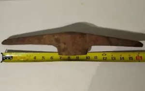 Vintage Rusty Pickaxe Head - Antique Iron Mining Tool - Rustic Farm Decor 16.5" - Picture 1 of 6