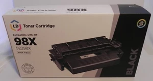 Kaseta z czarnym tonerem LD kompatybilna z 98X (92298X) Wysoka wydajność NOWA / nieotwarta c - Zdjęcie 1 z 6